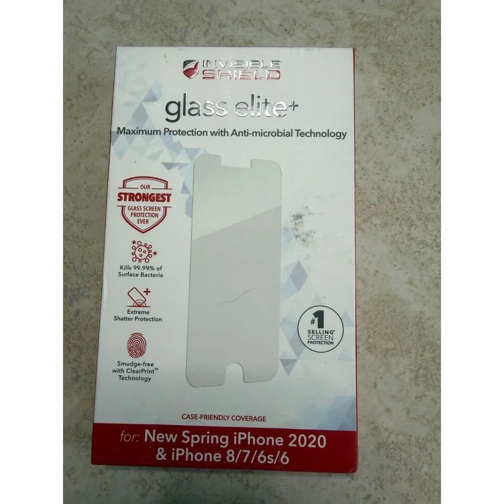 Invisible Shield Glass Elite+ for iPhones SE 2022/SE 2020/8/7/6S/6